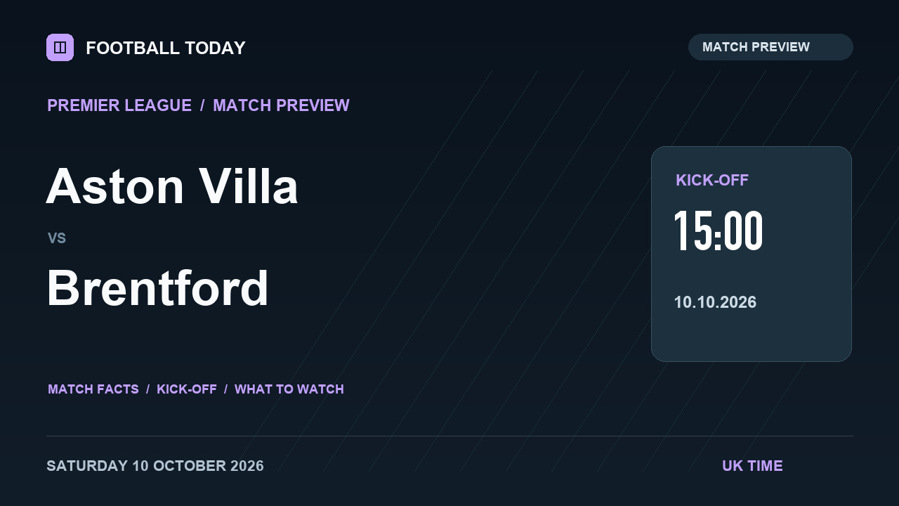 Aston Villa vs Brentford match preview