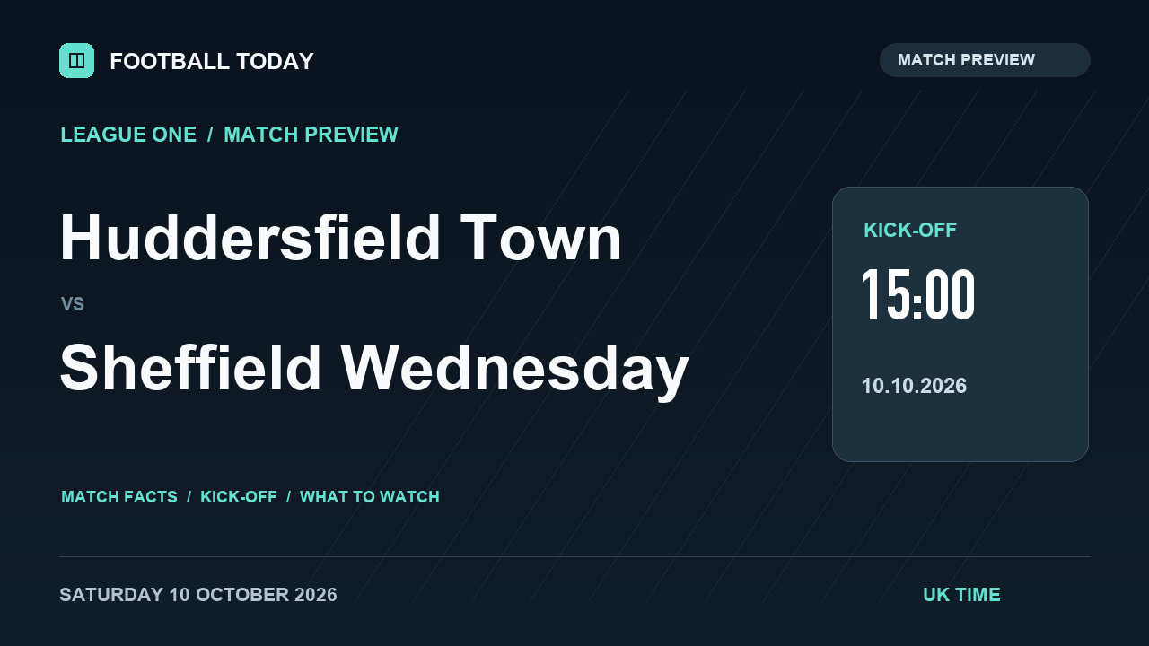 Huddersfield Town vs Sheffield Wednesday match preview