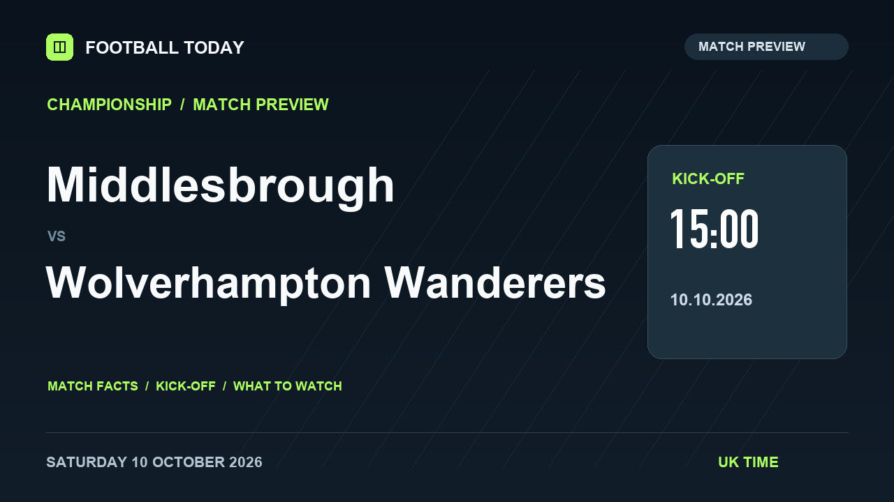 Middlesbrough vs Wolverhampton Wanderers match preview