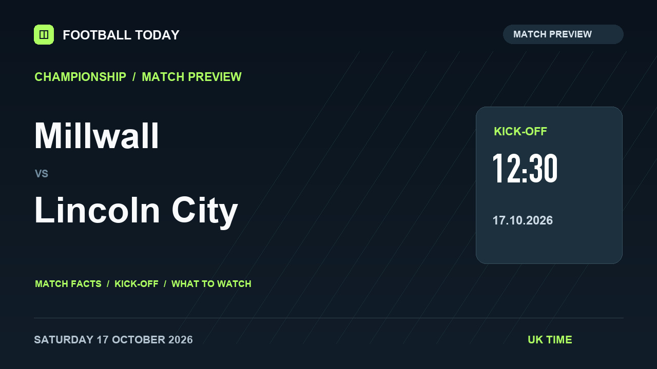 Millwall vs Lincoln City match preview