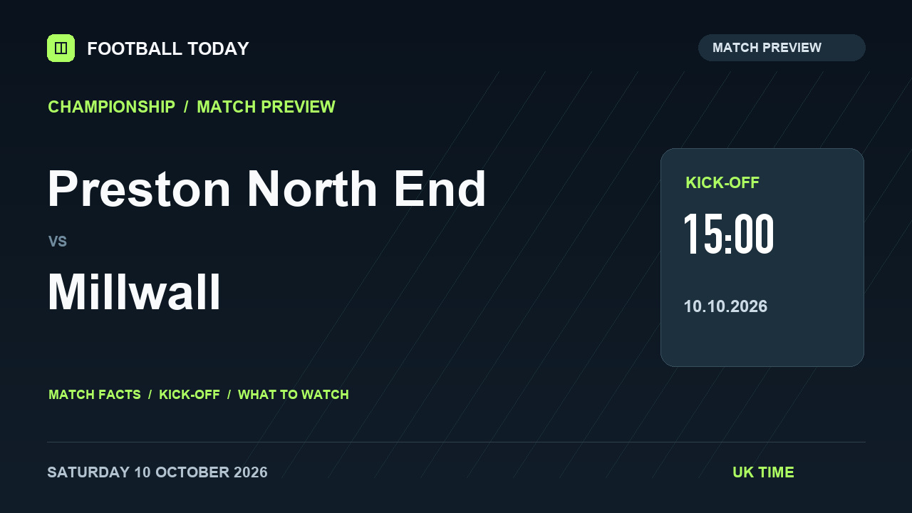 Preston North End vs Millwall match preview