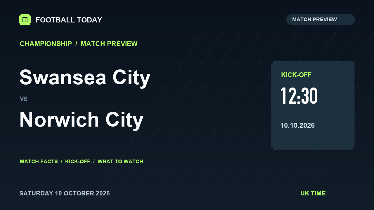 Swansea City vs Norwich City match preview